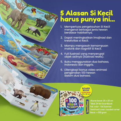 My First Book - 100 Hewan Pertamaku