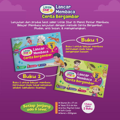 Little Star - Lancar Membaca Cerita Bergambar untuk Anak